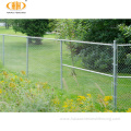 5 foot galvanized temporary construction chain link fence